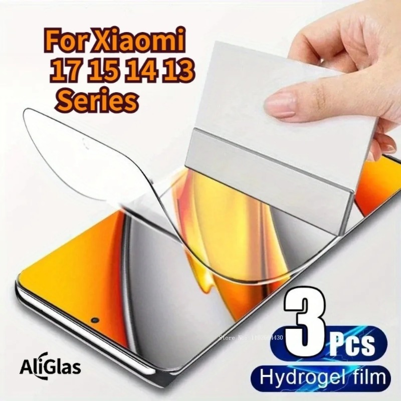 3pcs Hydrogel Film for Xiaomi  - Flexible Tpu Film บทวิจารณ์และราคา