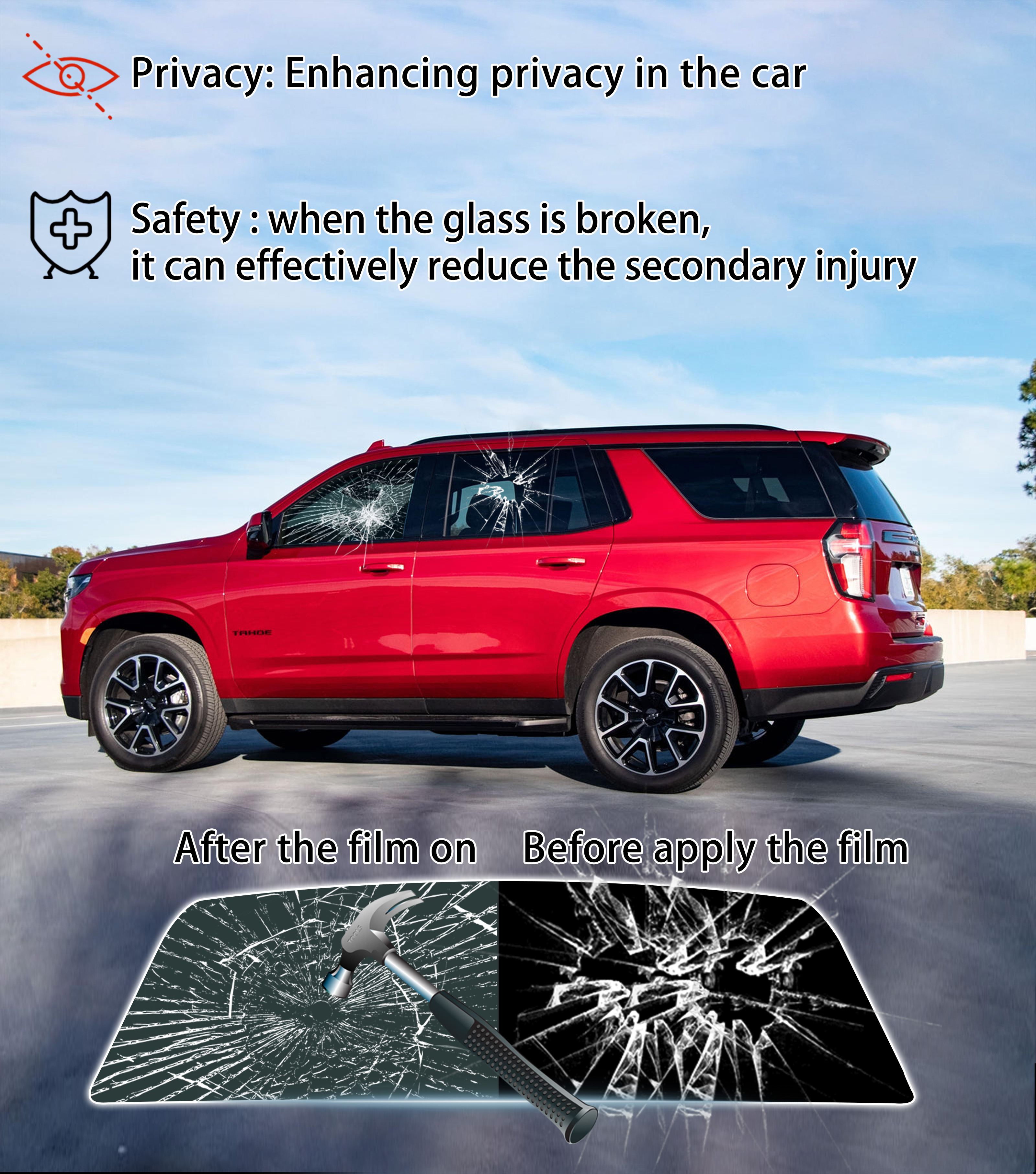 Pre-Cut Window Tint for Ford M - Privacy Screen Protector บทวิจารณ์และราคา