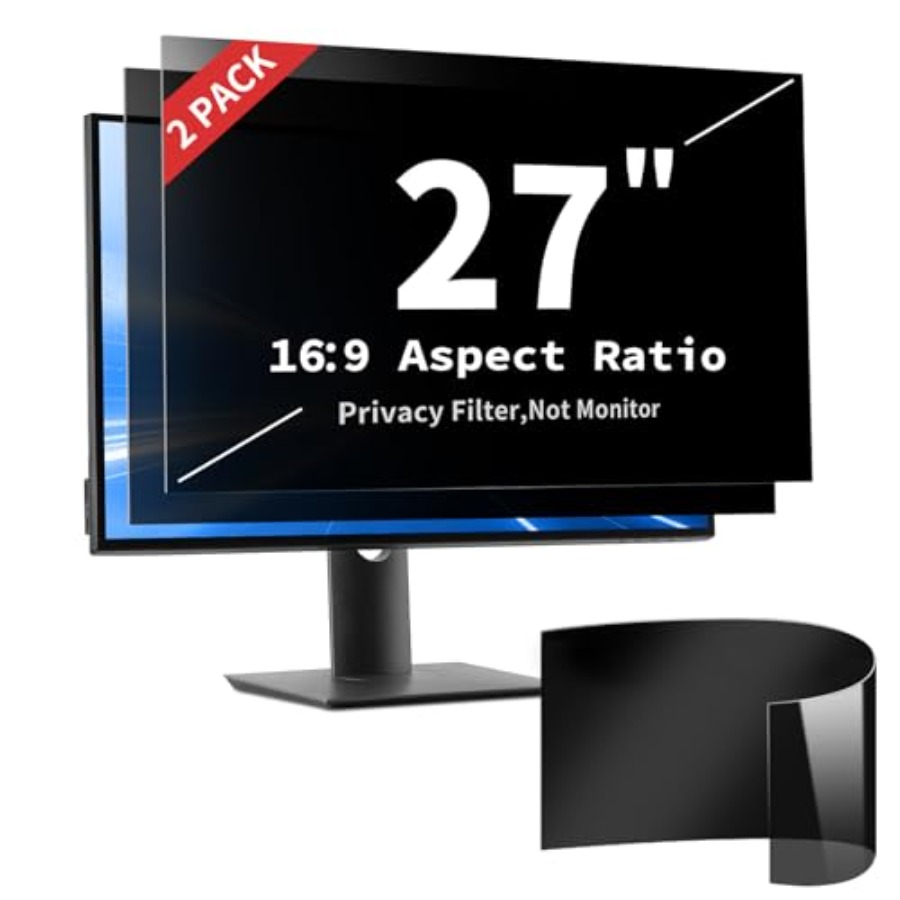 2 Pack 27 Inch Curved Computer - Privacy Filter 2Pack บทวิจารณ์และราคา
