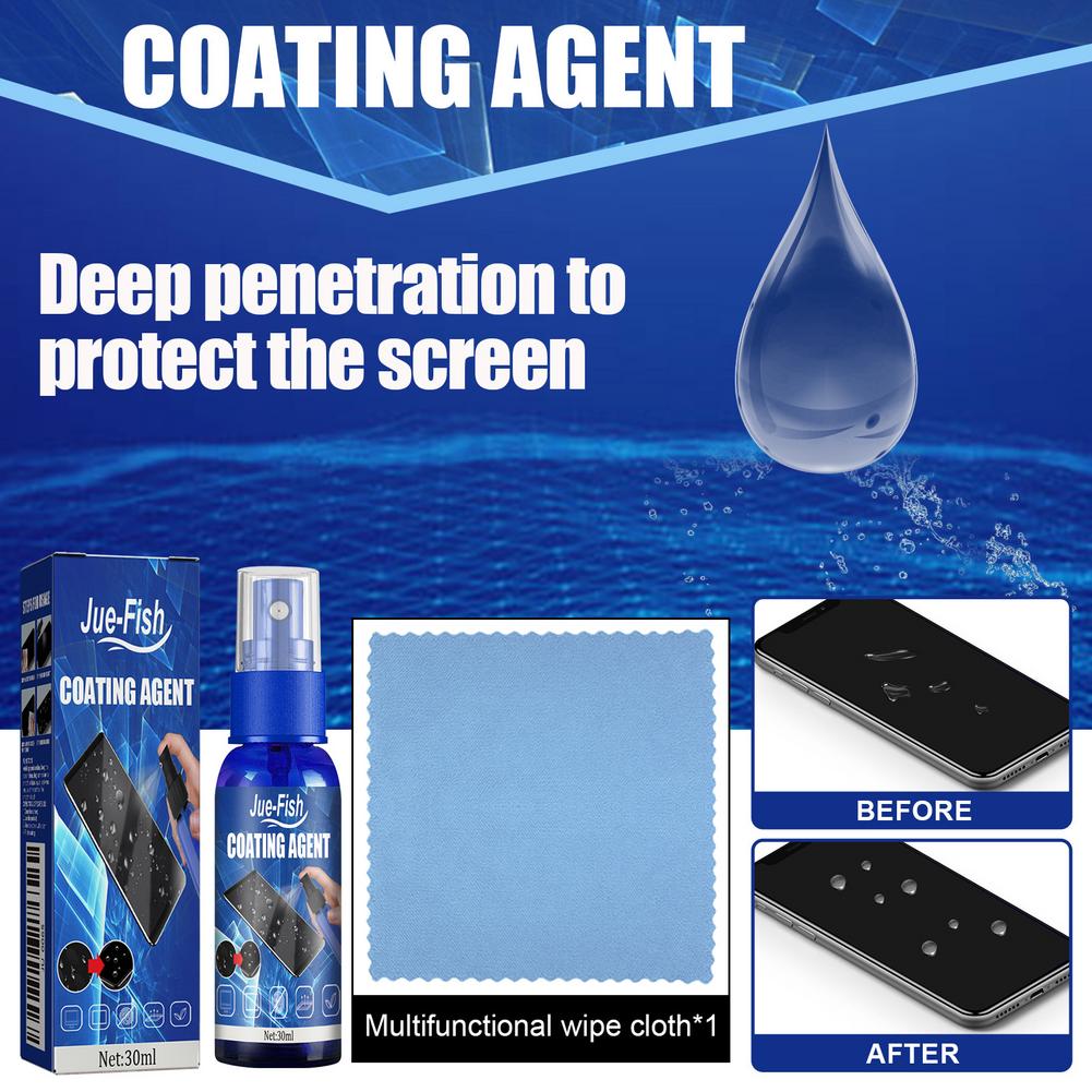 30ml for Jue-Fish Phone Screen - Oleophobic Coating Spray บทวิจารณ์และราคา