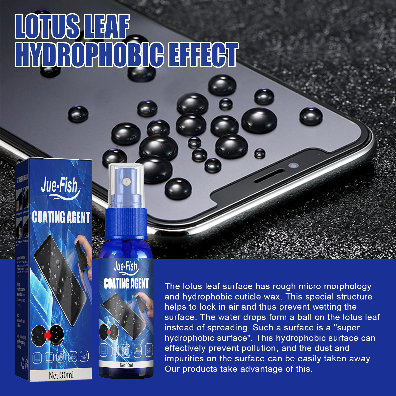 Liquid Screen Protector Spray  - Oleophobic Coating Spray บทวิจารณ์และราคา
