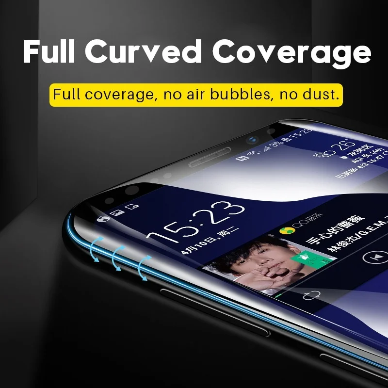 9D Curved Tempered Glass Film  - Curved Edge Screen บทวิจารณ์และราคา