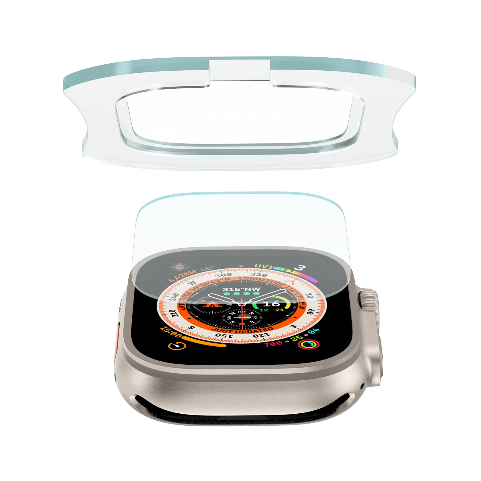 Tempered Glass for Apple Watch - Screen Alignment Tool บทวิจารณ์และราคา