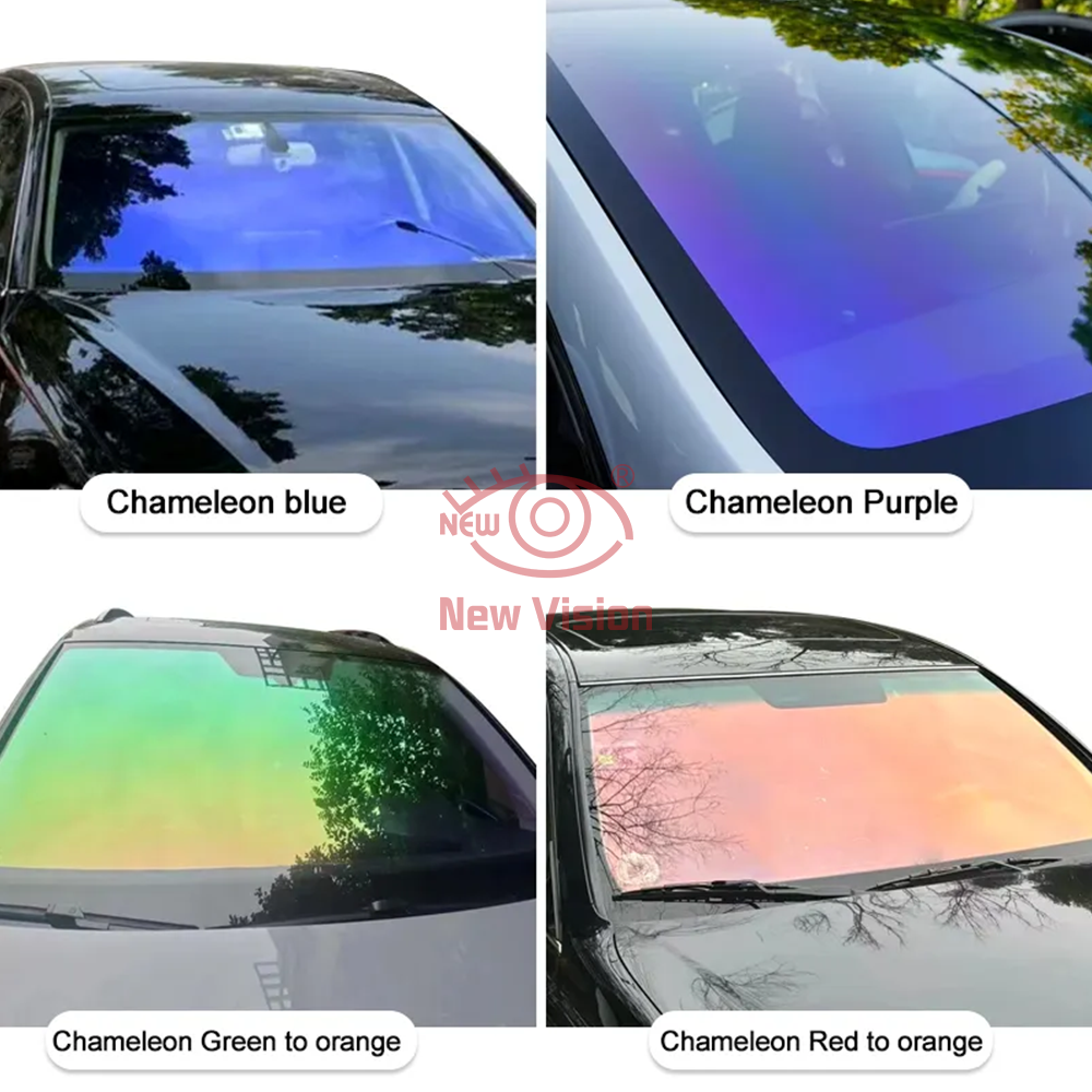1mX3m 70%VLT Aurora Red Green  - Glass Protector Auto บทวิจารณ์และราคา